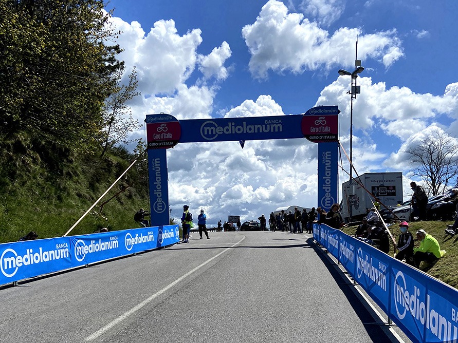 Il passo della Consuma in MTB nel giorno del “Giro d’Italia”